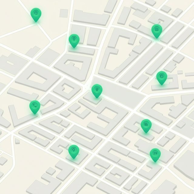 Mapa com veículos LetsGo próximos